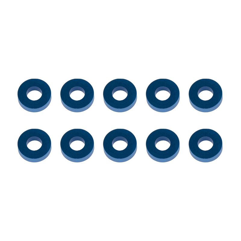 Aluminum 7.8x3.5x2.0mm Washers, 1/10 Team Associated SC10 (10)