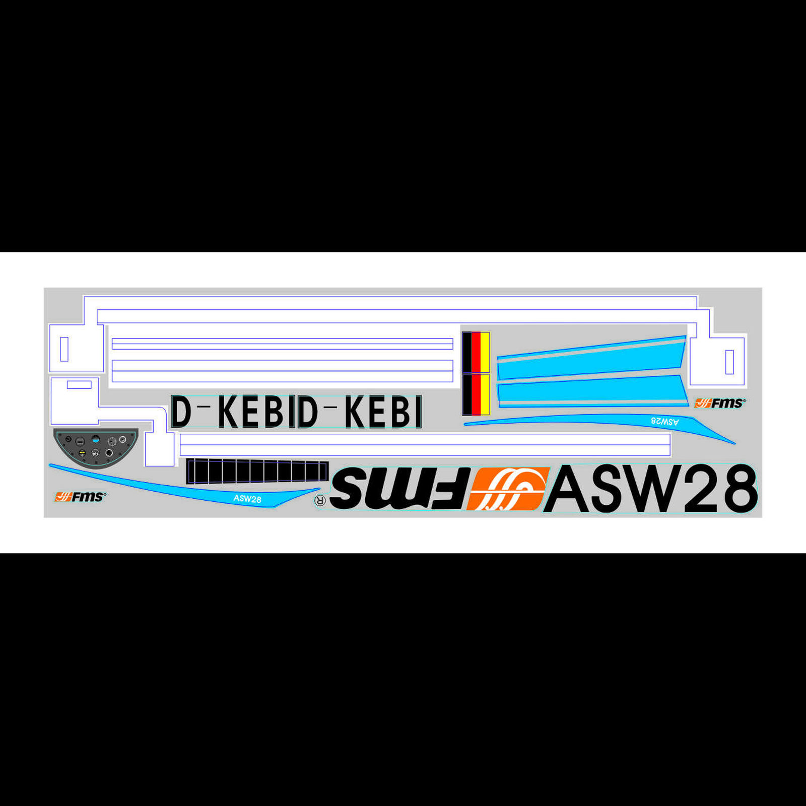 Decal Sheet: ASW28 2300mm