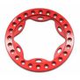 OMF 1.9 Scallop Beadlock Red Anodized