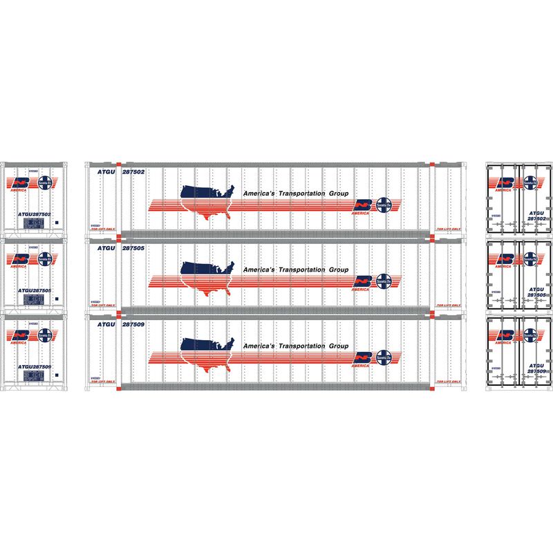 N 48' Containers, ATGU  #287502 / 287505 / 287509 (3)
