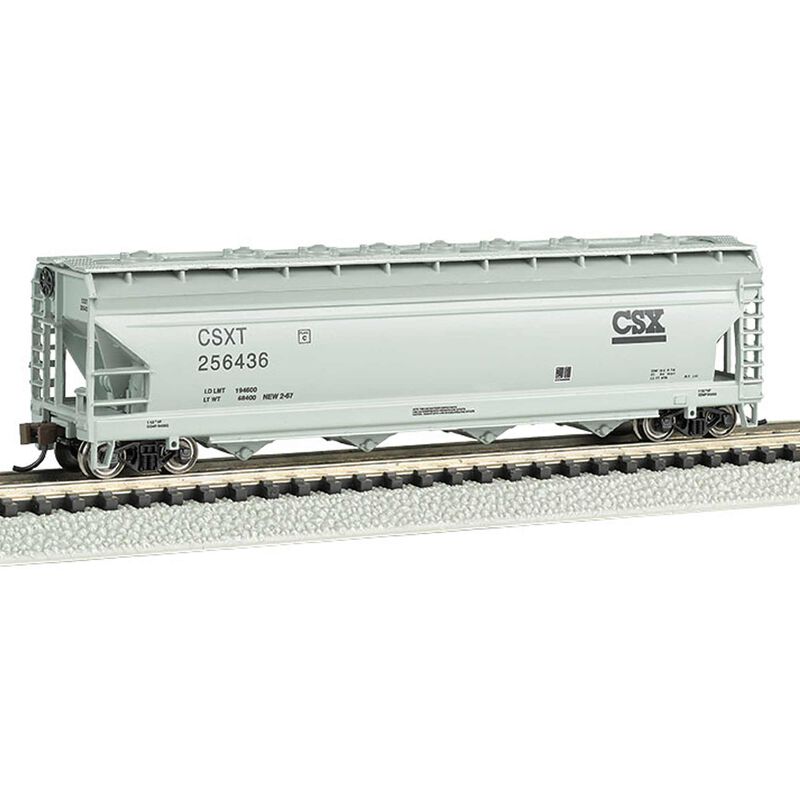 N ACF 56' 4-Bay Center Flow Hopper  CSX #256436