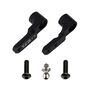 FT Steering Bellcrank, +3mm, Black Aluminum: RC10B6