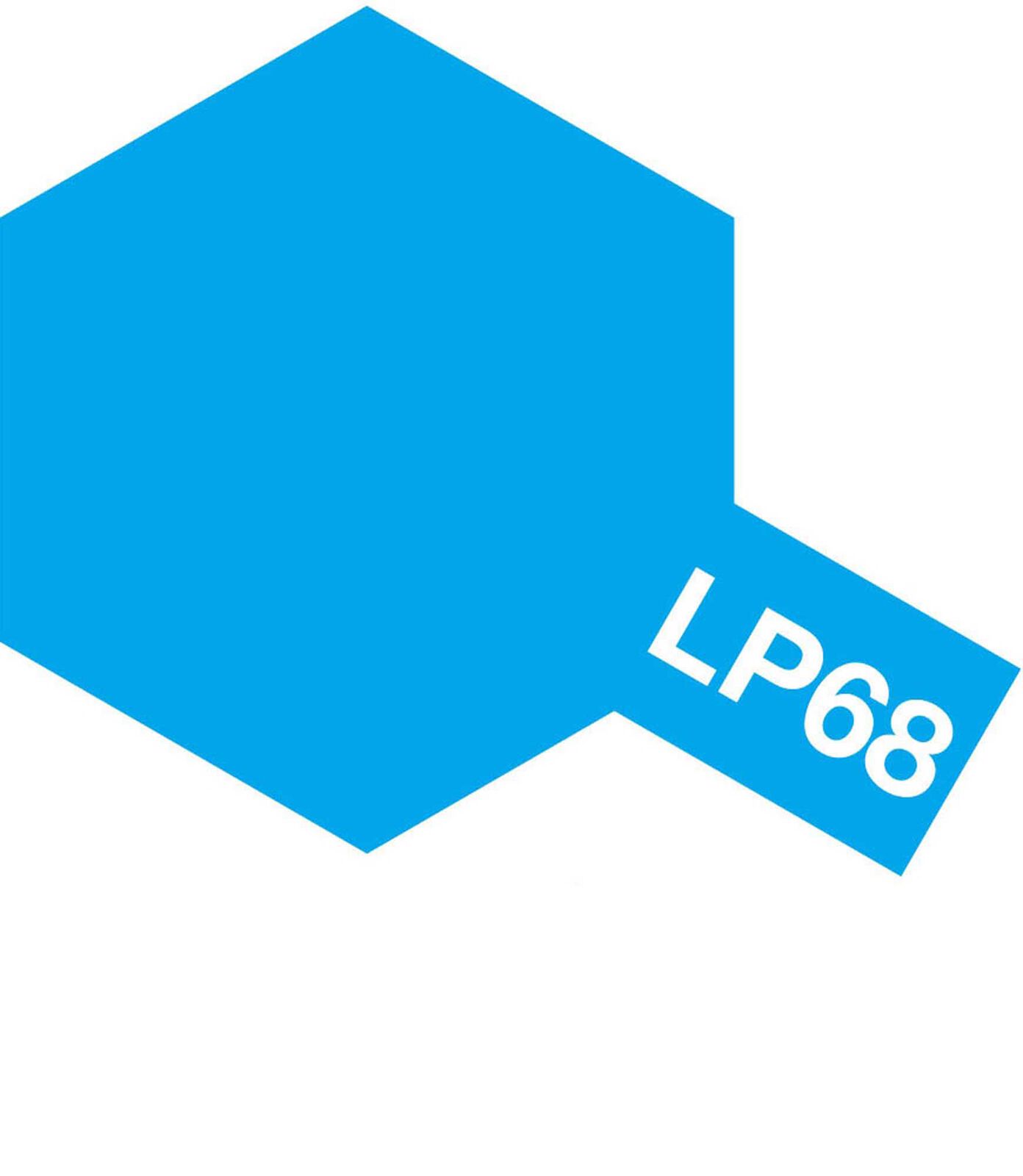 Lacquer Paint, LP-68 Clear Blue, 10 mL