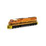 HO SD60M with DCC & Sound, B&P/Orange/Yellow #3890