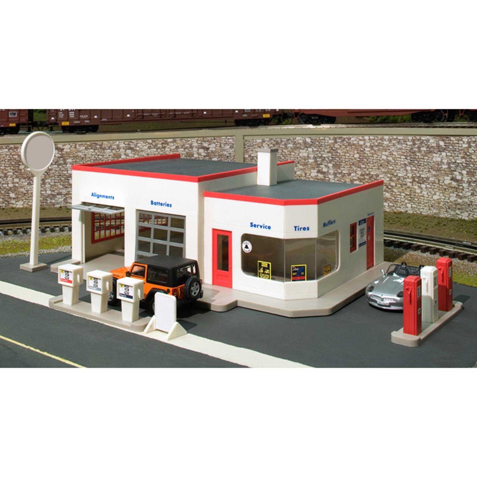 O Scale "Wilson's Gas & Go" Service Station Kit