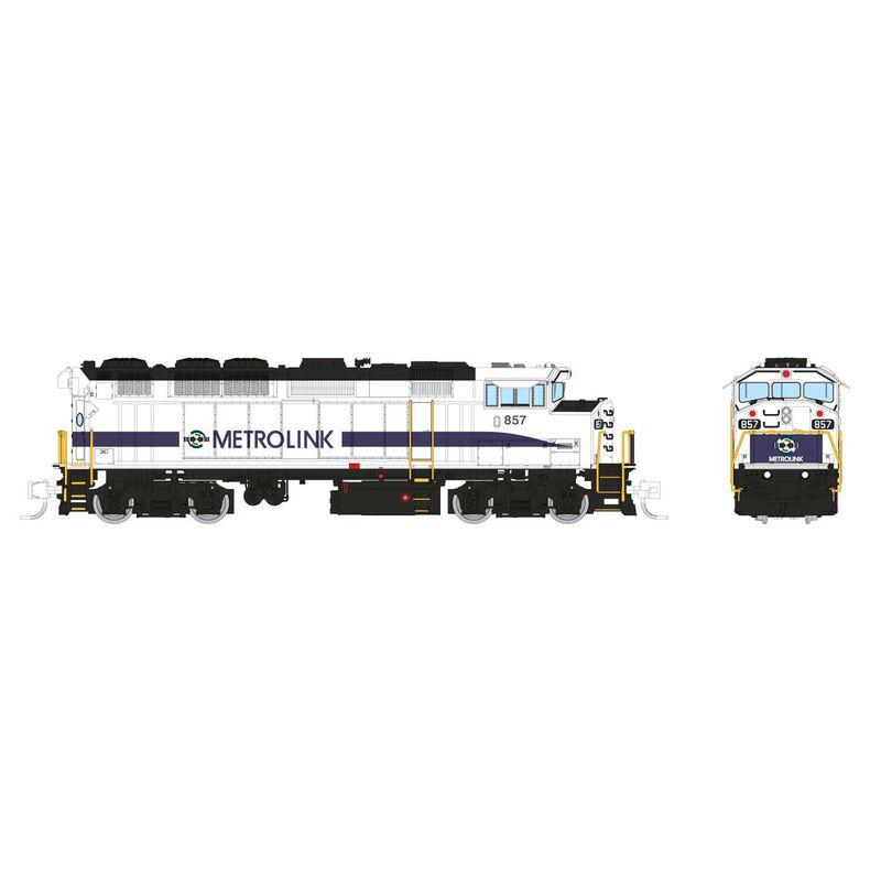N GMDD F59PH (DC/DCC/Sound): Metrolink - Teal Stripe: #865