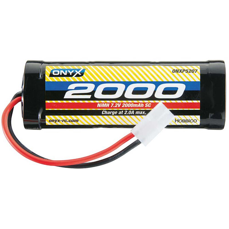7.2V 2000mAh 6-Cell Sub-C Stick NiMH Battery: Tamiya Connector