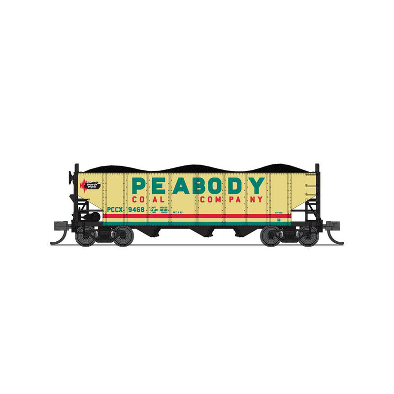 N 3-Bay Hopper, Peabody Coal (2-pack B)
