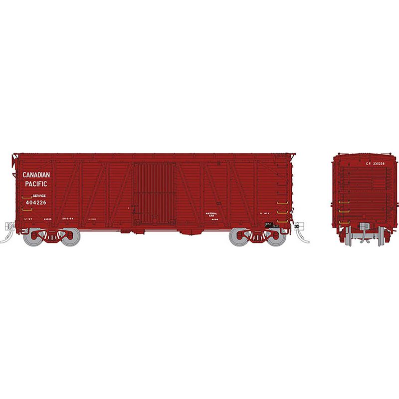 HO USRA CPR "Clone" Boxcar CPR, Service