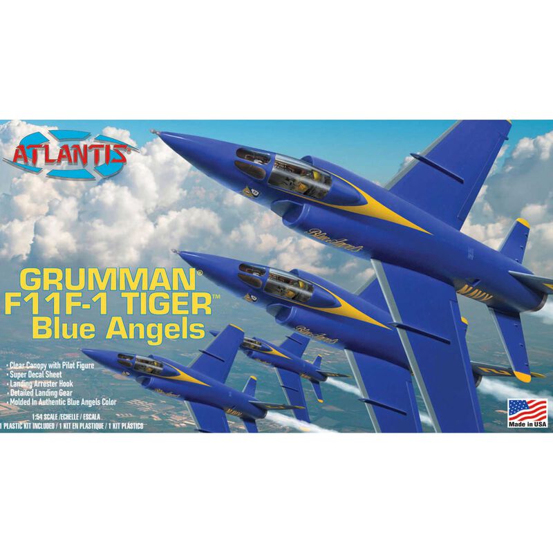 US NAVY Blue Angels F-11F1 Grumman Tiger 1/55
