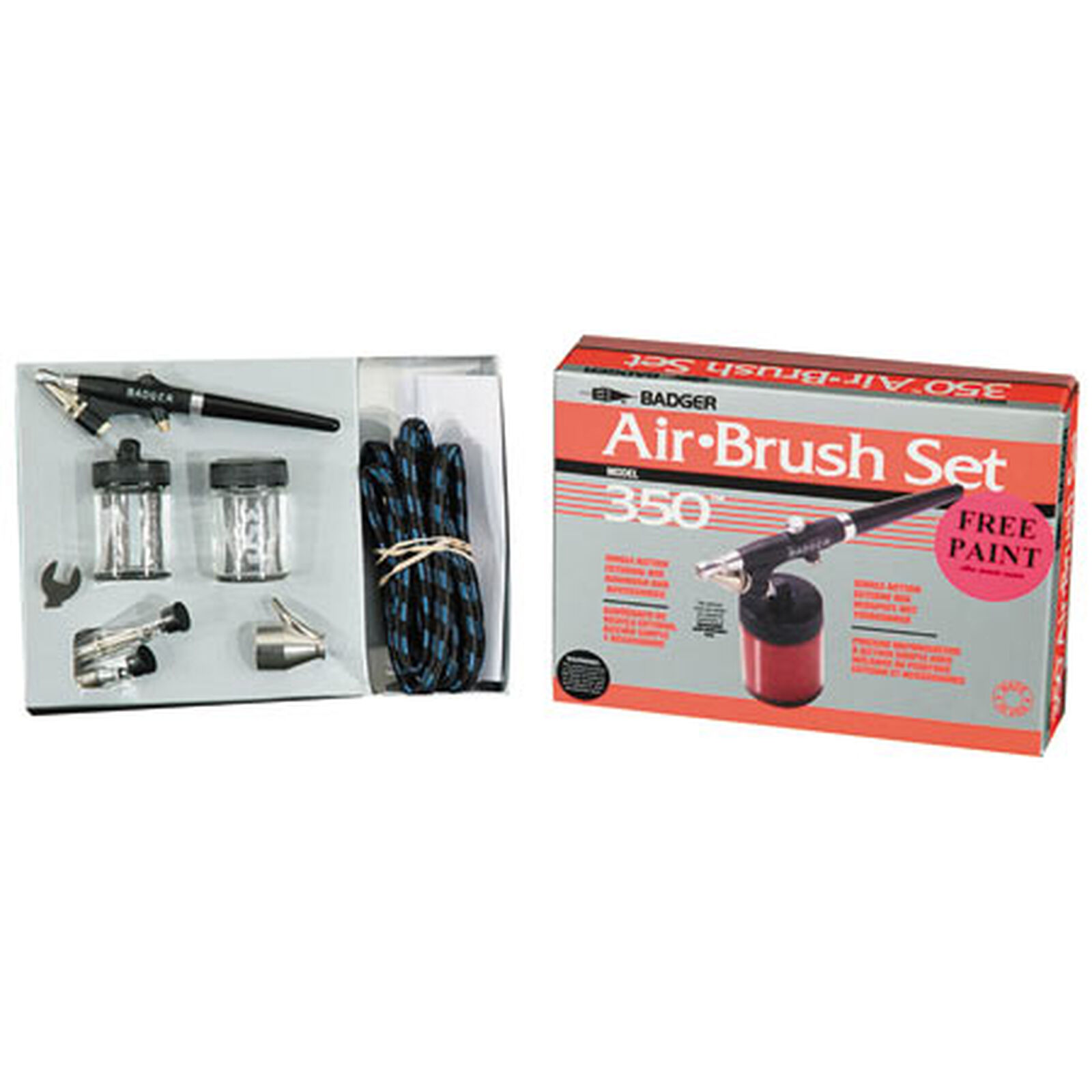 350 Airbrush Set with 3 Heads (F, M, H)