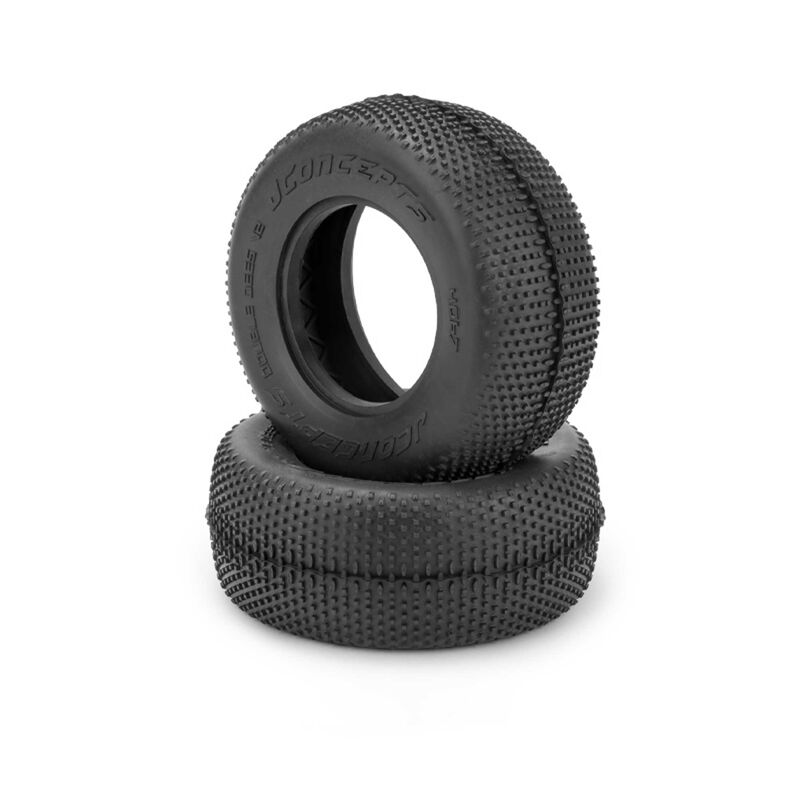 1/10 Double Dees V2 2.2" Short Course Truck Tires, Green Compound (2)