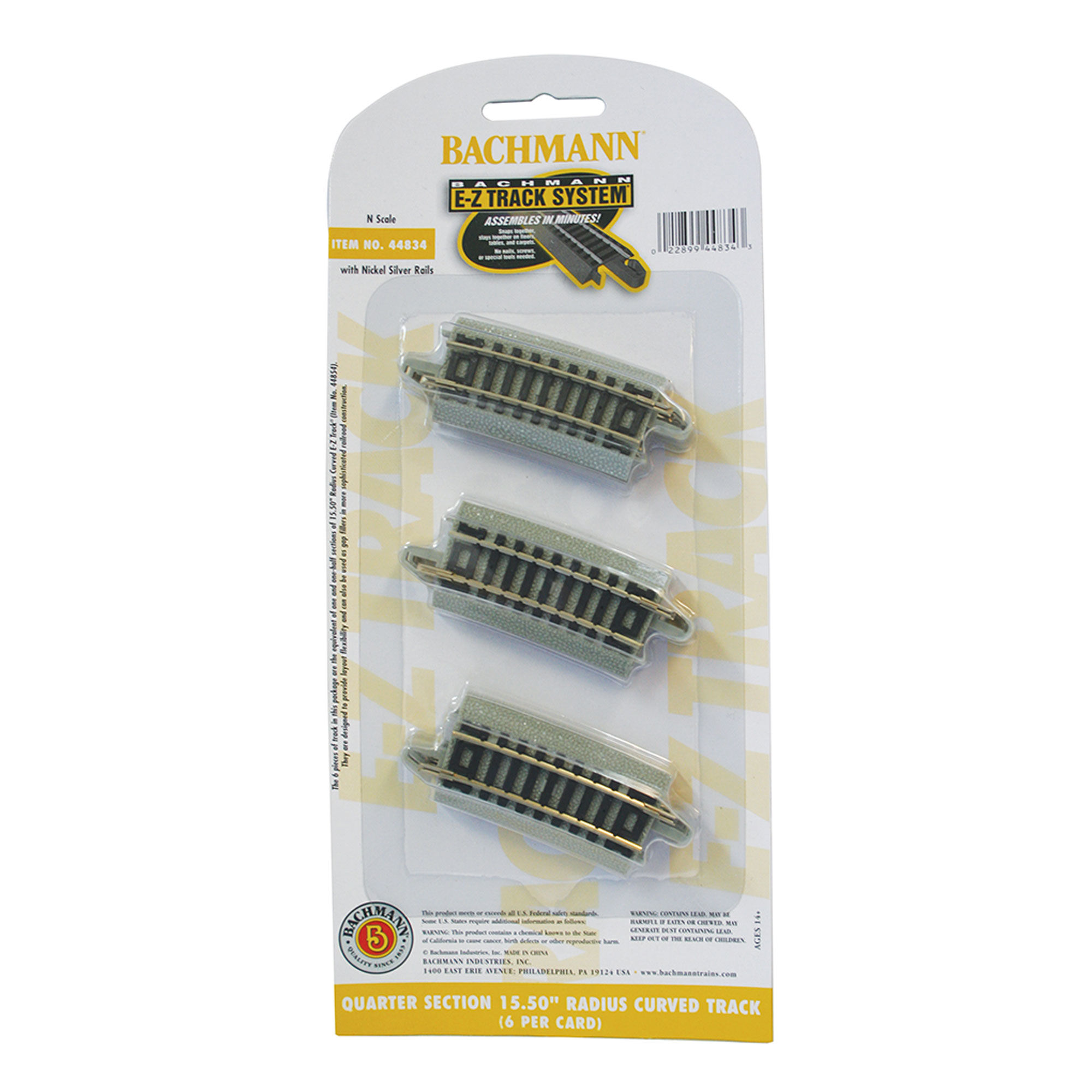 thumbnail image 2 of Europe Plc - Quarter Section 19'' Radius Curved Track (6/Card 2 of 12