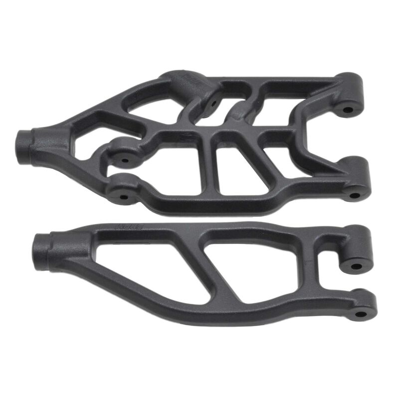 Front Upper & Lower A-Arms, Black: ARRMA 1/5 Kraton & Outcast
