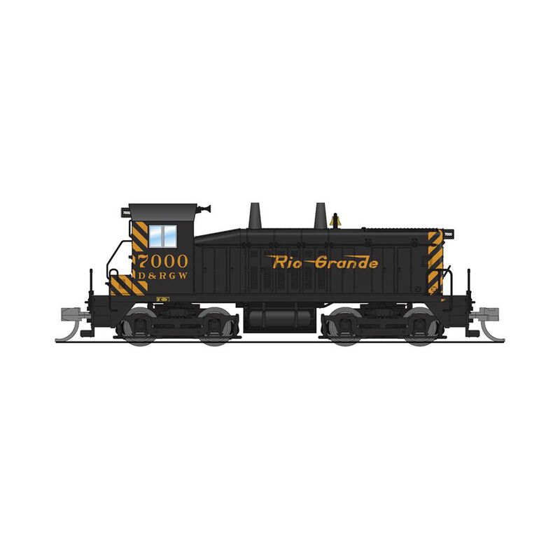 N EMD NW2 Locomotive, DRGW 7000, Black & Gold, Paragon4