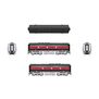 HO EMD F7A Locomotive, CRIP 105B Red & Black Aluminum Trucks
