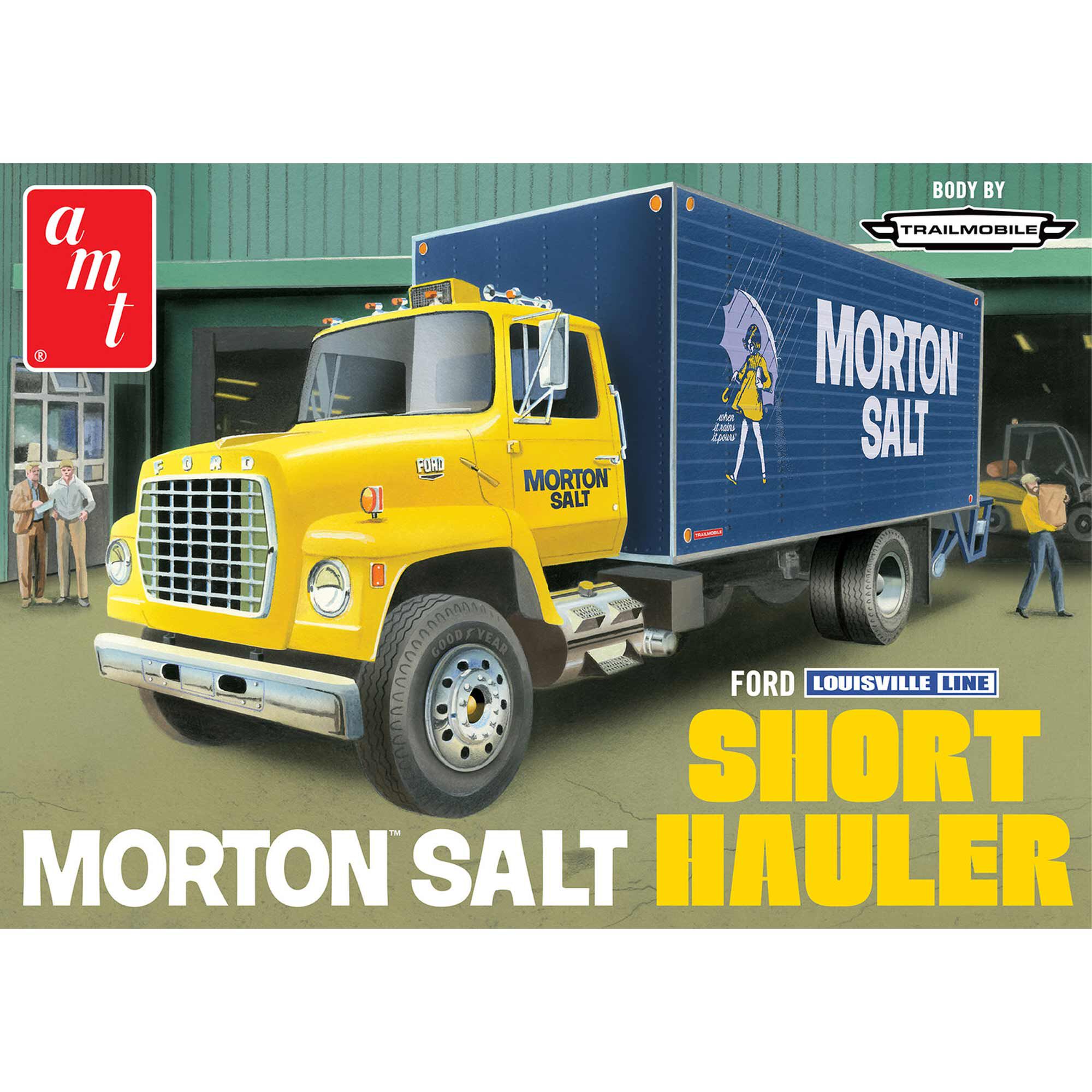 AMT 1/25 Ford Louisville Short Hauler Morton Salt Model Kit