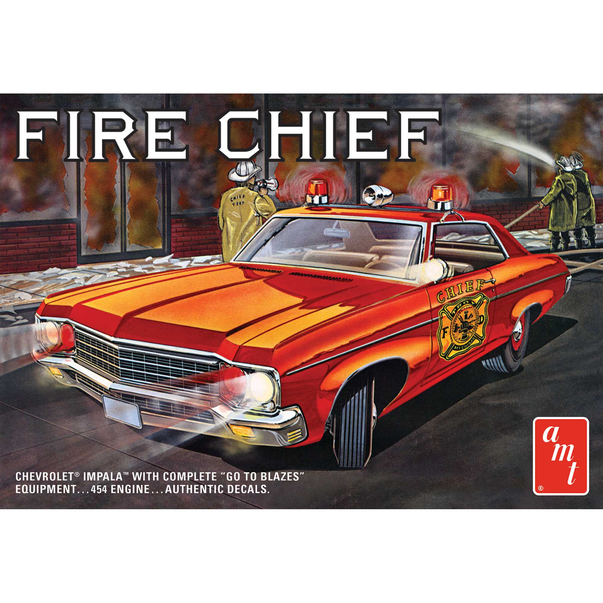 AMT 1162 1/25 1970 Chevy Impala Fire Chief 