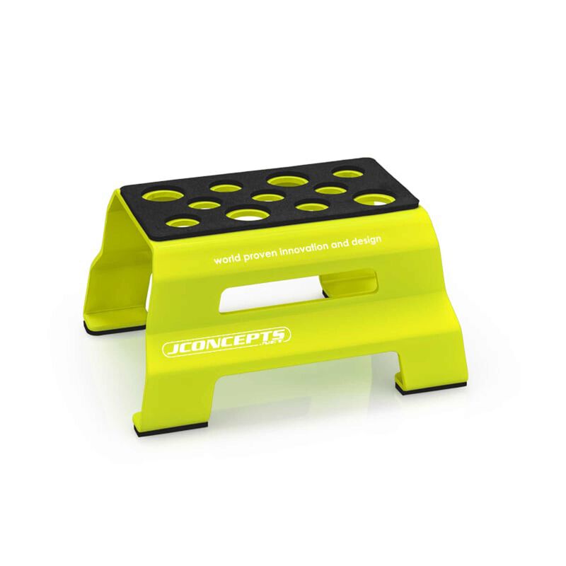 JConcepts Metal Car Stand, Yellow