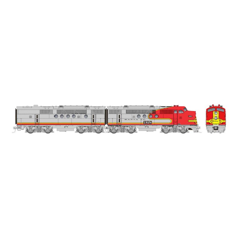 HO EMD FT A+B (DC/Silent): AT&SF - Passenger Scheme: #158L + 158A
