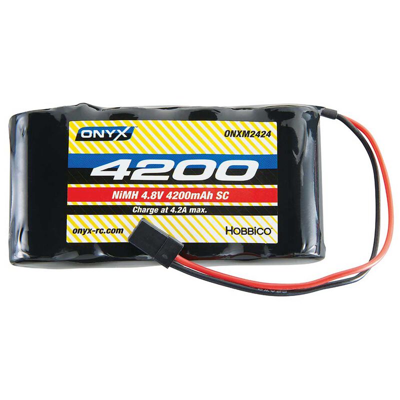 4.8V 4200mAh Sub-C NiMH Flat Receiver Battery: Universal Receiver