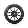 1/14 Vector Tire MTD 12mm Black Velocity Wheel (4): ARRMA TYPHON GROM