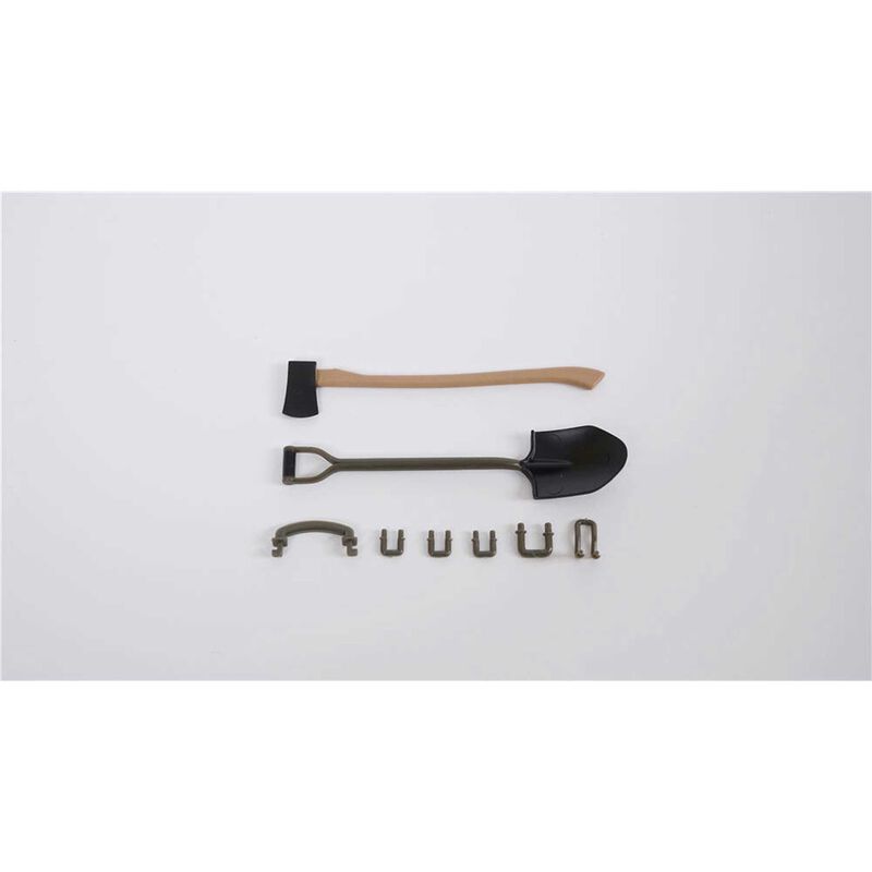 Axe and Shovel Set; 1/12 MB Scaler