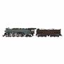 HO ATSF 3460 Class 4-6-4, #3462, Ornate 1870s Fantasy Scheme, Paragon4 Sound/DC/DCC, Smoke