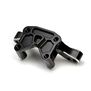 Heavy Duty RC Front Camber Block, 7075 Black & Silver: All Losi 22S