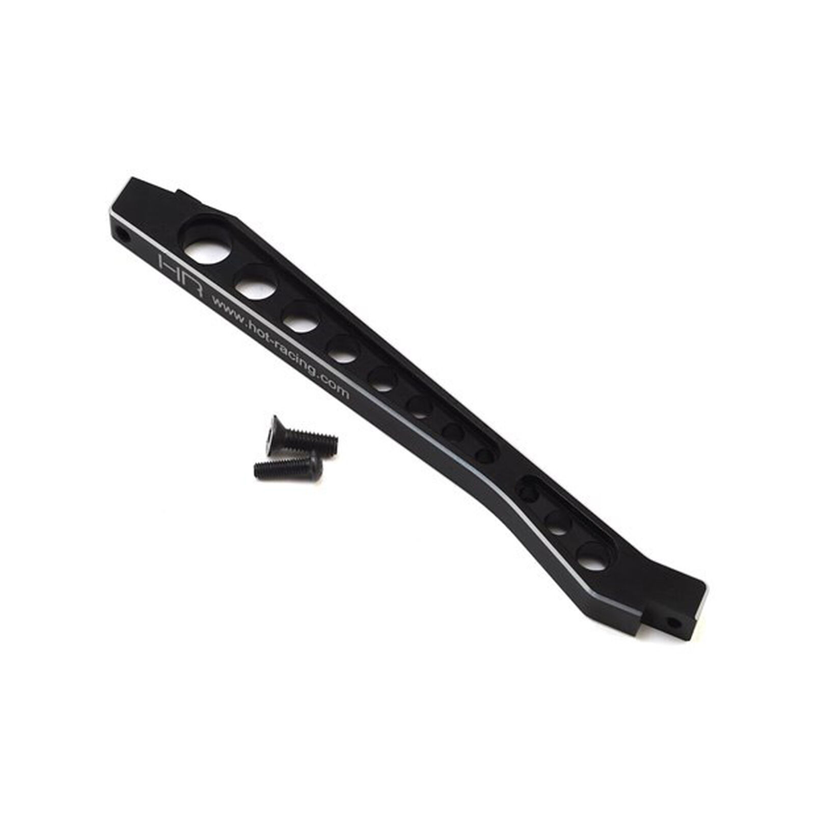 Aluminum Front Chassis Brace (Black): LP Talion 133mm