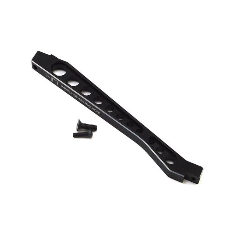 Aluminum Front Chassis Brace (Black): LP Talion 133mm