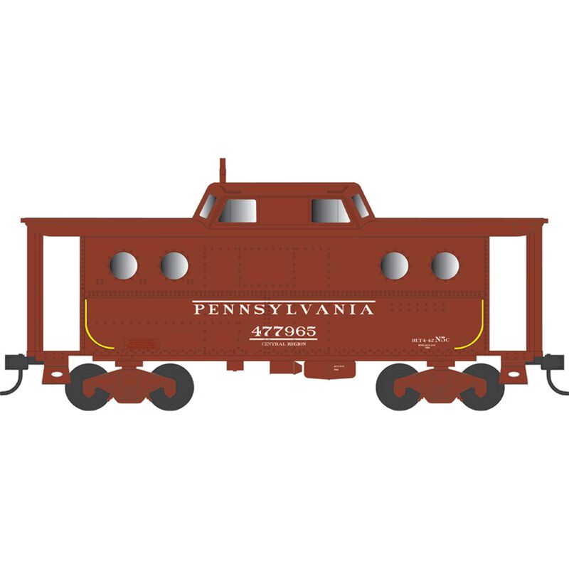 HO N5c Caboose, PRR Early Central Region #477969