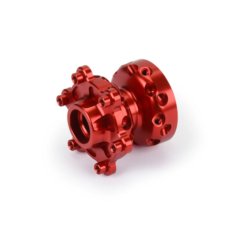 1/4 Pro-Spec Aluminum Front Hub Red: Promoto-SM