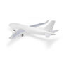 Airbus A320neo Twin 64mm EDF BNF Basic with AS3X+ and SAFE Select, Base White