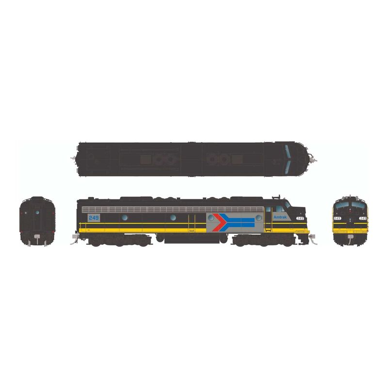 HO EMD E8A (DC/DCC/Sound): Amtrak - SCL Patch: #249