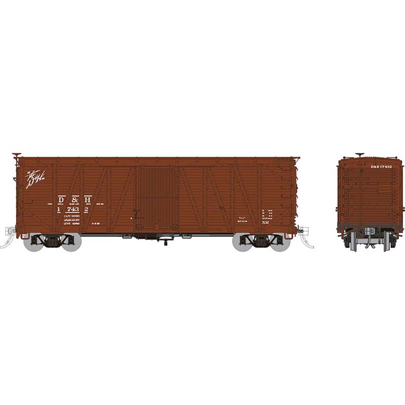 HO USRA Single-Sheathed Boxcar: D&H