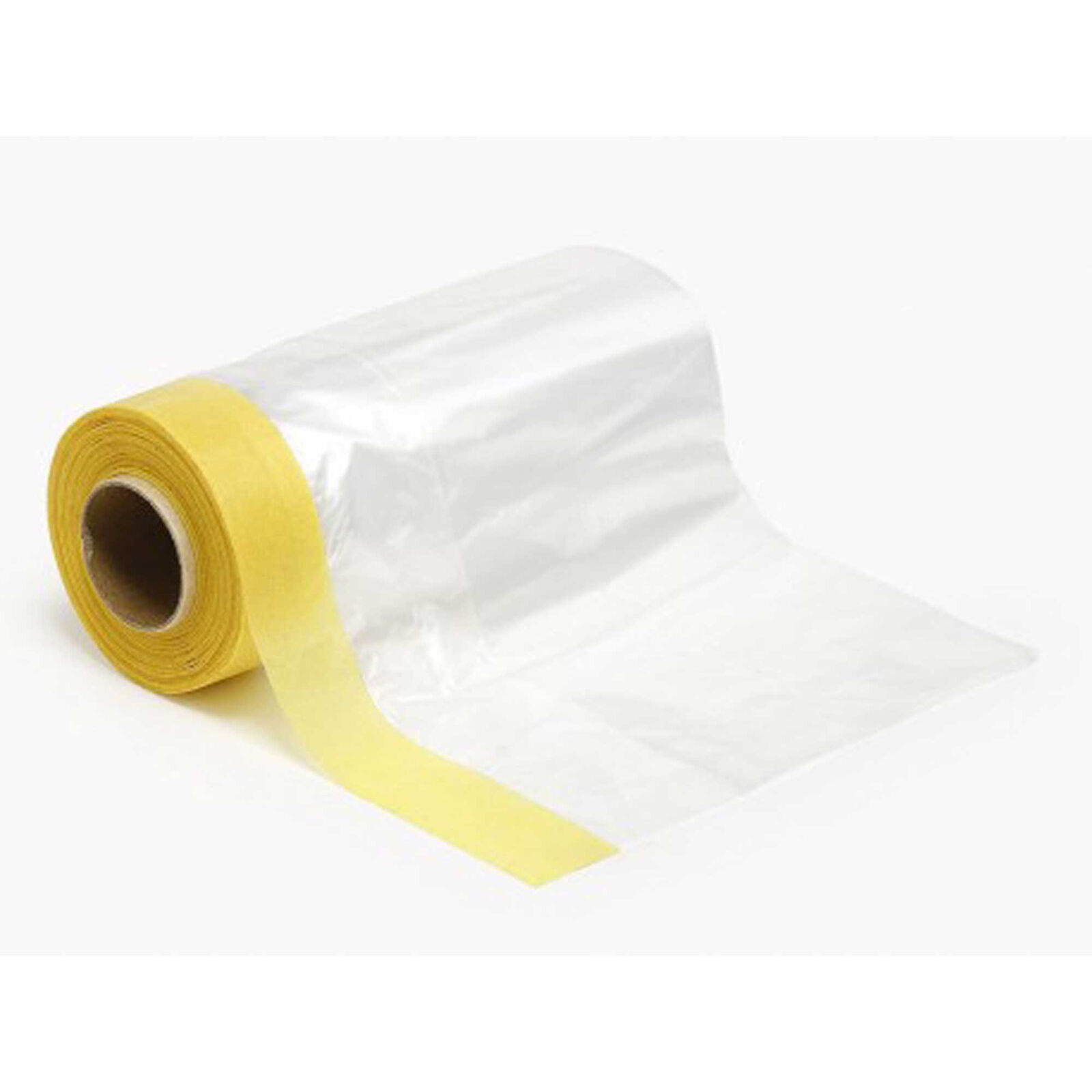 Masking Tape with Plastic Sheeting, 150mm