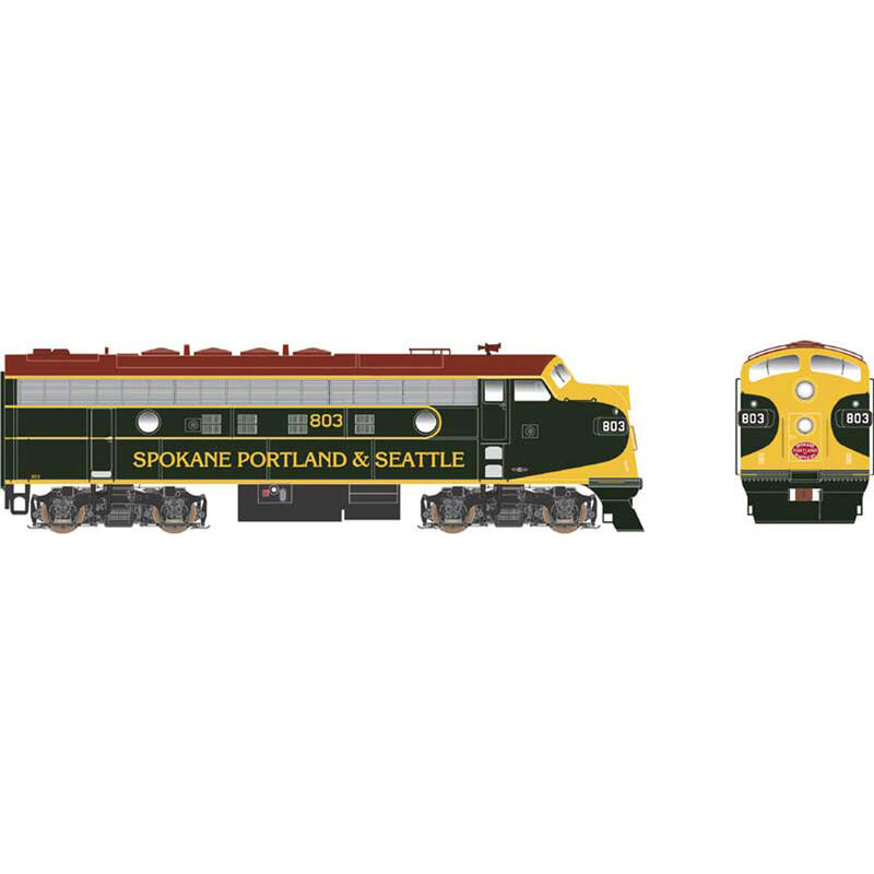 HO F7A w DCC & Sound SP&S #803