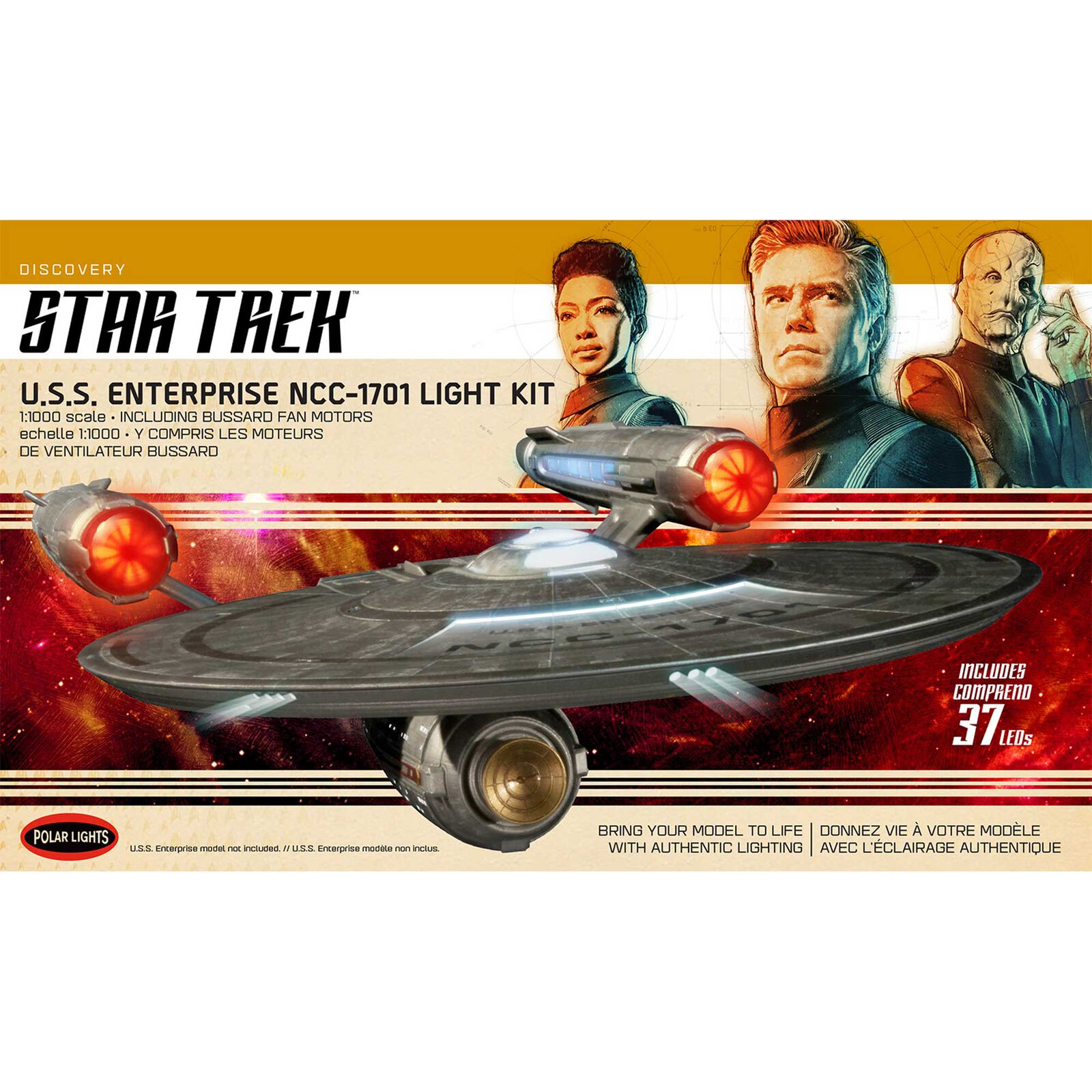 1/1000 Star Trek Discovery USS Enterprse Light Kit