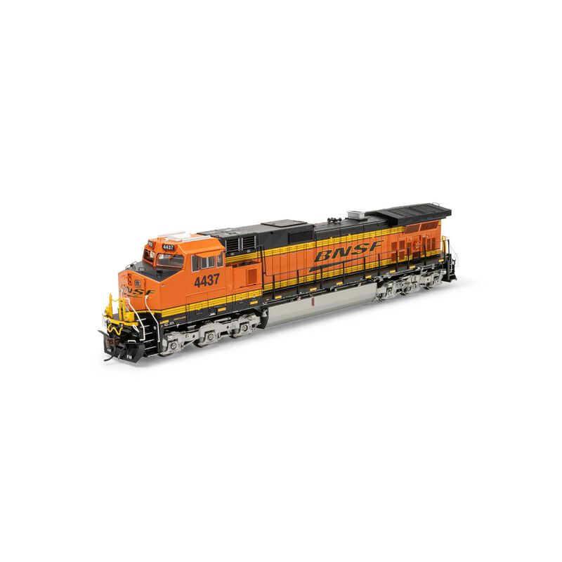 HO GE Dash 9-44CW Locomotive with DCC & Sound, BNSF Wedge #4437