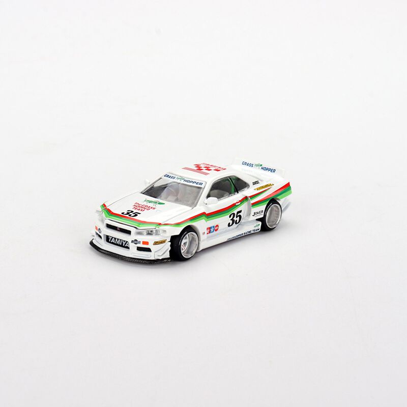 1/64 Kaido GT Nissan Skyline GT-R (R34) Tamiya X Kaido House &ldquo;The Grasshopper&rdquo; Diecast Model