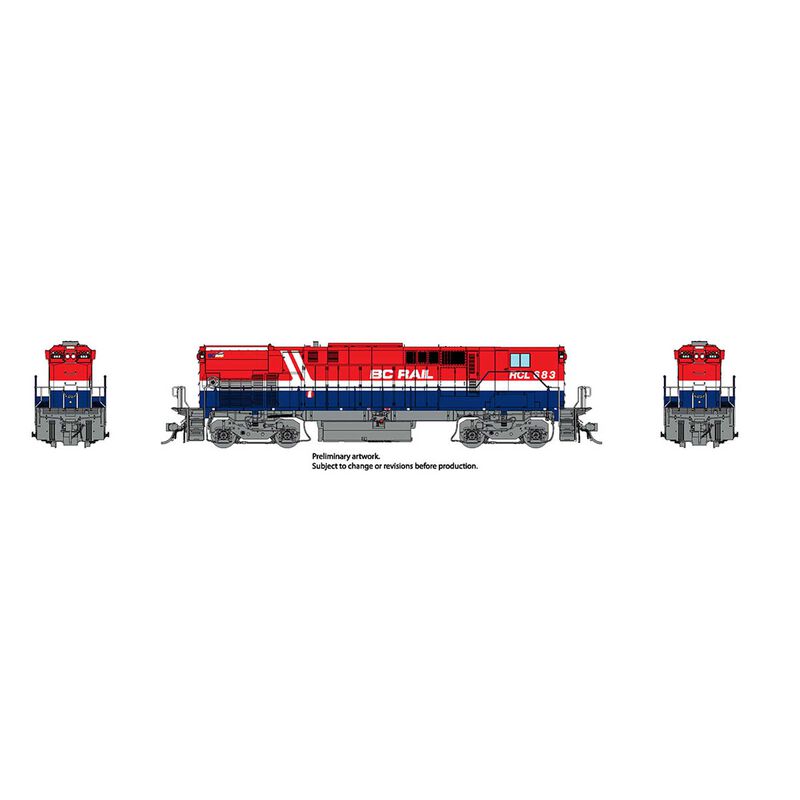 HO M-420 & M-420B DCC & Sound Locomotive Set BCR #RCL683, #RCL685