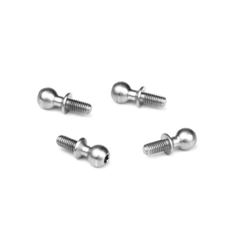 TEKNO RC LLC 5.5mm x 6mm Thread Long Neck Ball Studs (4)