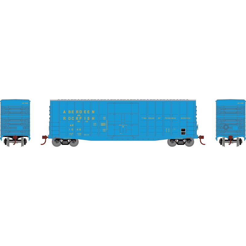 HO RND 50' Waffle High Cube Box Car, AR #1546