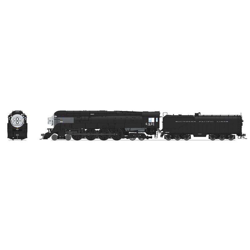 HO GS-4 4-8-4 Locomotive, SP #4431, In-Service, Black Paint Paragon4
