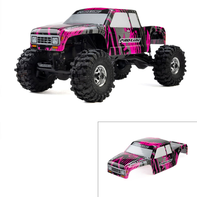 Limited Edition Pre-Cut/Pre-Painted Coyote High Performance Pink Fury Body: Axial SCX30