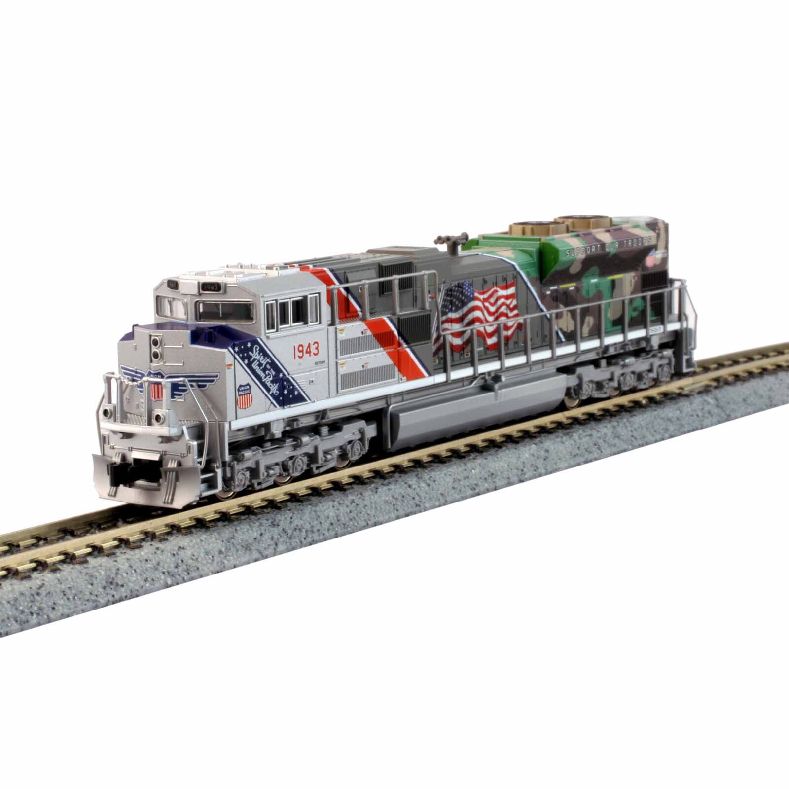 N EMD SD70ACe Nose Headlight - UP "The Spirit" #1943 w/ Sound