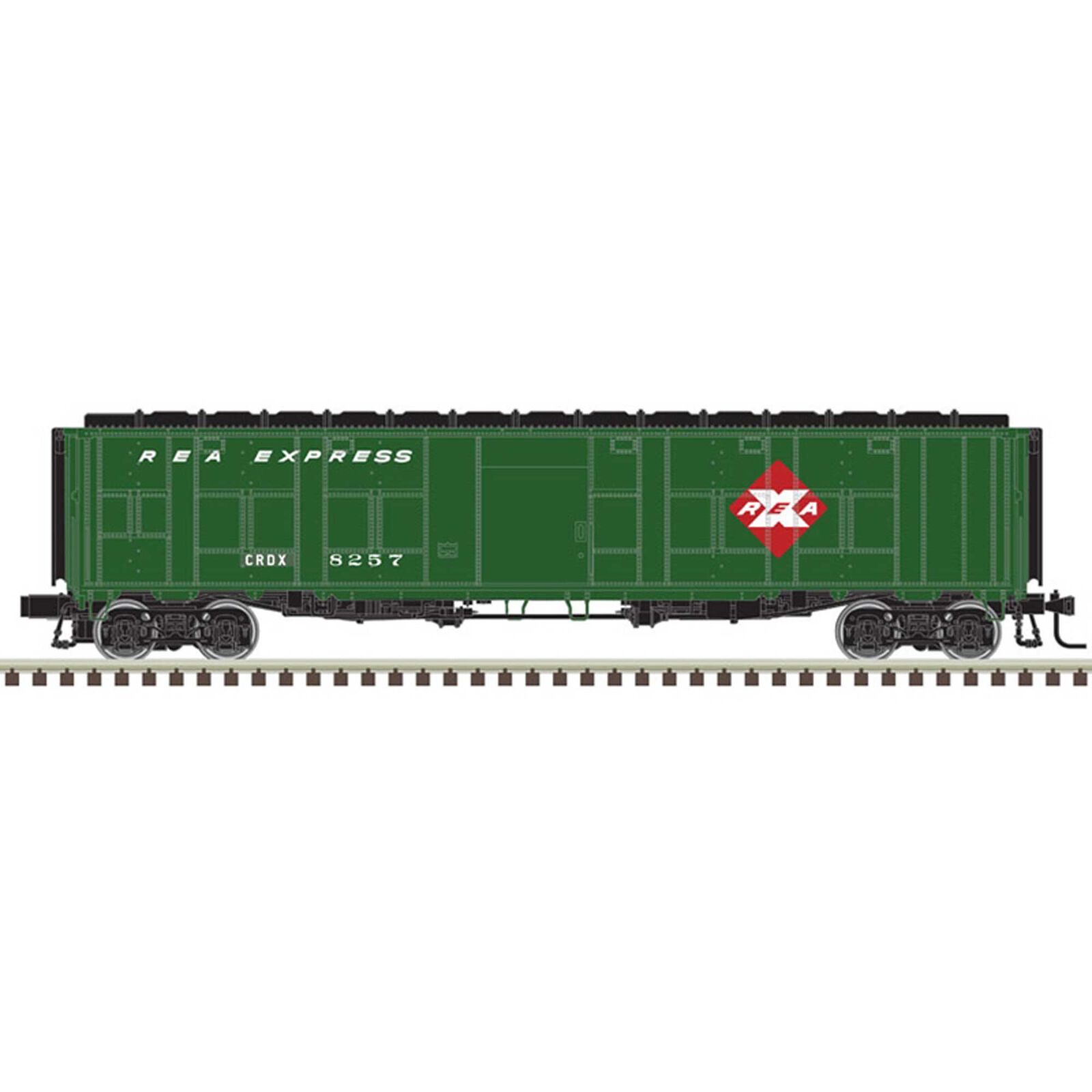 OScale Troop Series Car 3-Rail Railway Exp (CRDX)
