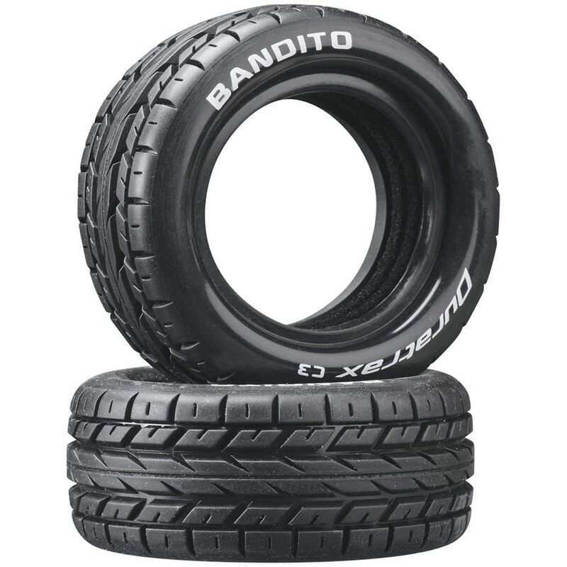 Bandito 1/10 Buggy Tires Front 4WD C3 (2)