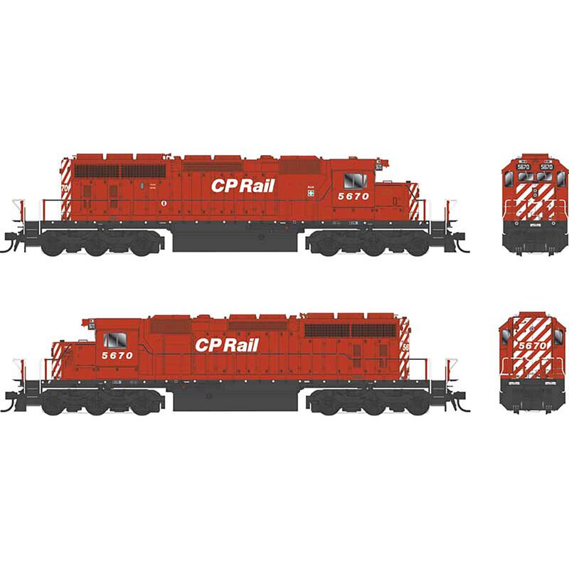 HO GMD SD40-2 Locomotive with DCC & Sound, CP 5671